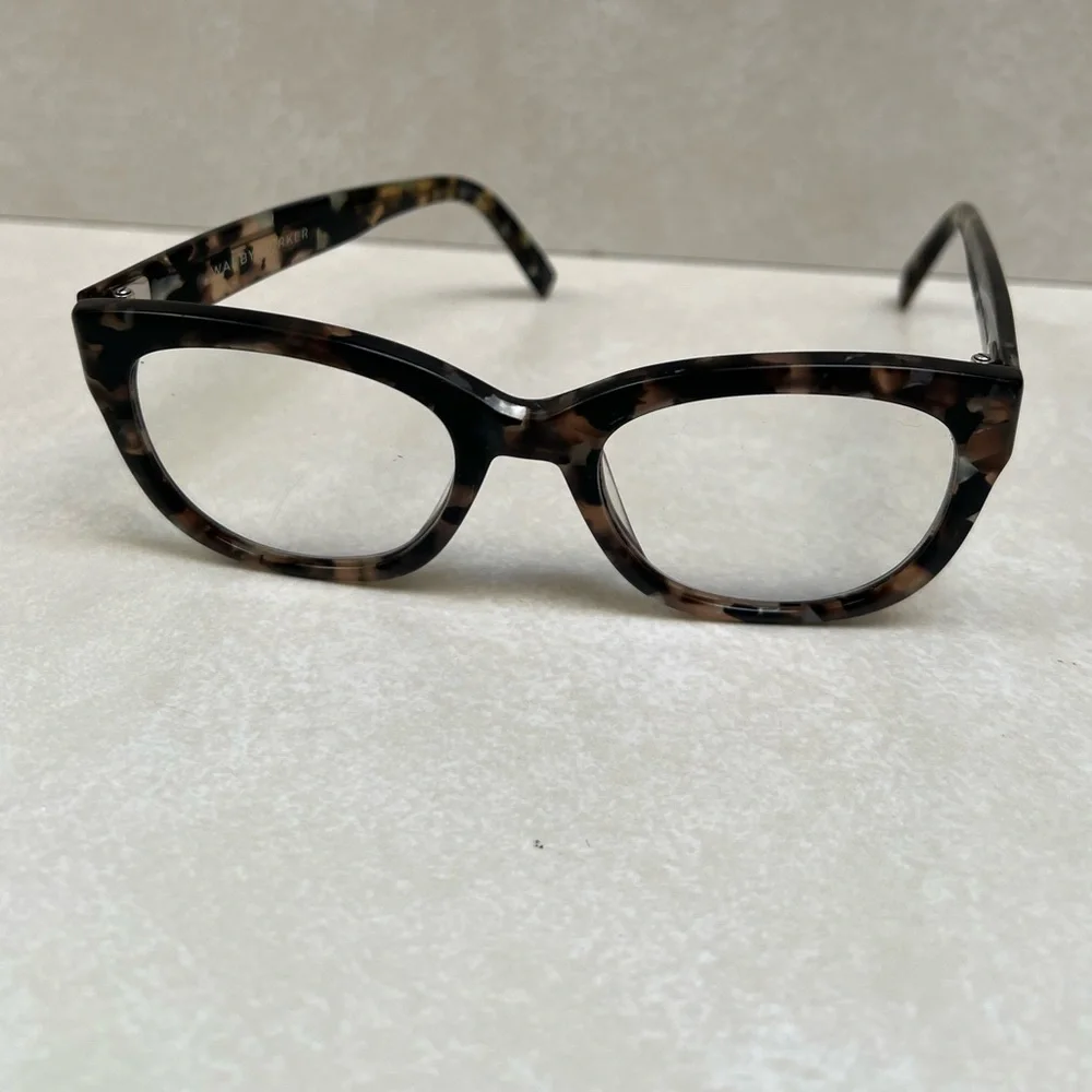 Warby Parker Tatum M 263 Eyeglasses Optical Frame Glasses Smoky Pearl Tortoise